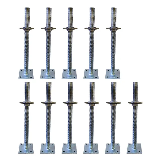 Tornillo Nivelador Andamio 11 Pz 50 Cm 34 Mm Cayam Ct5034+11