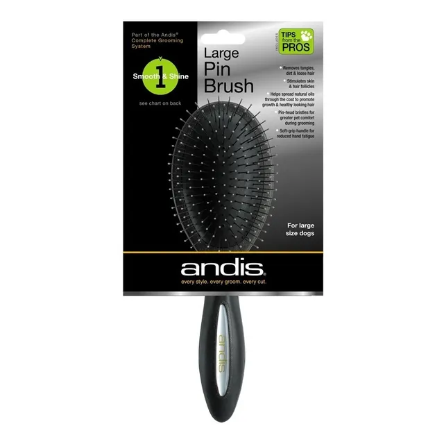 Cepillo Negro Andis Para Perros Large Peluqueria Canina