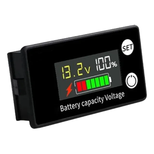 Medidor Bateria 12v Digital 3 Cores