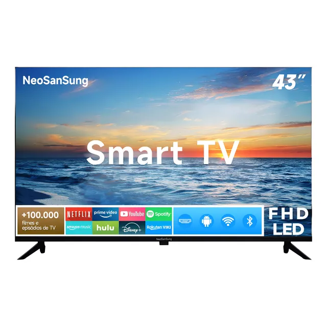 Smart Tv Led 43'' Full Hd Neosansung Android Tv  Dolby Audio
