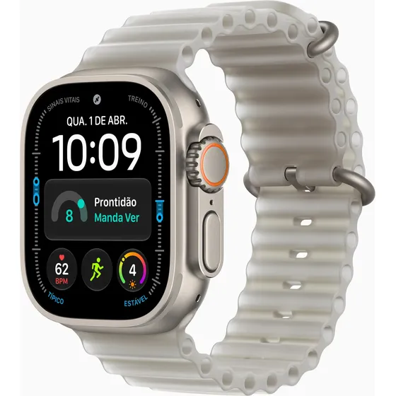 Apple Watch Ultra 4 49mm Gps Cellular Titânio Cinza Nf-e