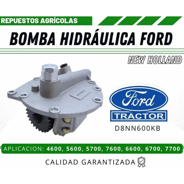 Bomba Hidráulica Tractor Ford 5600/6600/7600/7700 D8nn600kb