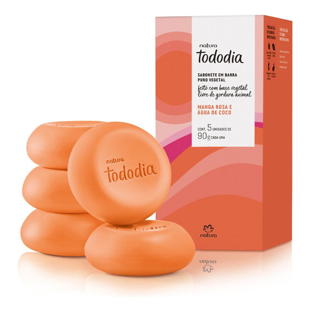 Sabonete Natura Tododia Manga Rosa E Água De Coco Sabonete Natura Tododia Manga Rosa E Água De Coco