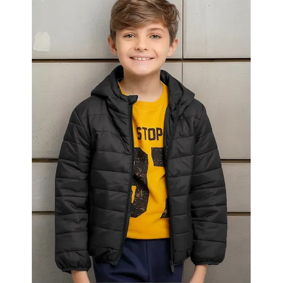 Jaqueta Infantil Menino Casaco Inverno Rigoroso Enchimento