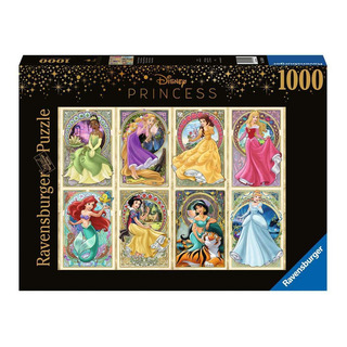 Princesas Art Nouveau De Ravensburger Disney, 1000 Piezas Princesas Art Nouveau De Ravensburger Disney, 1000 Piezas