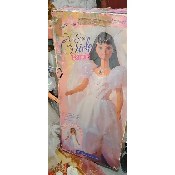 Barbie My Size Novia Castaña Vintage