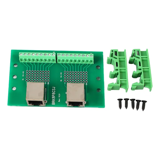 Placa De Conexión Ethernet De 2 Vías Rj45 Dual Network