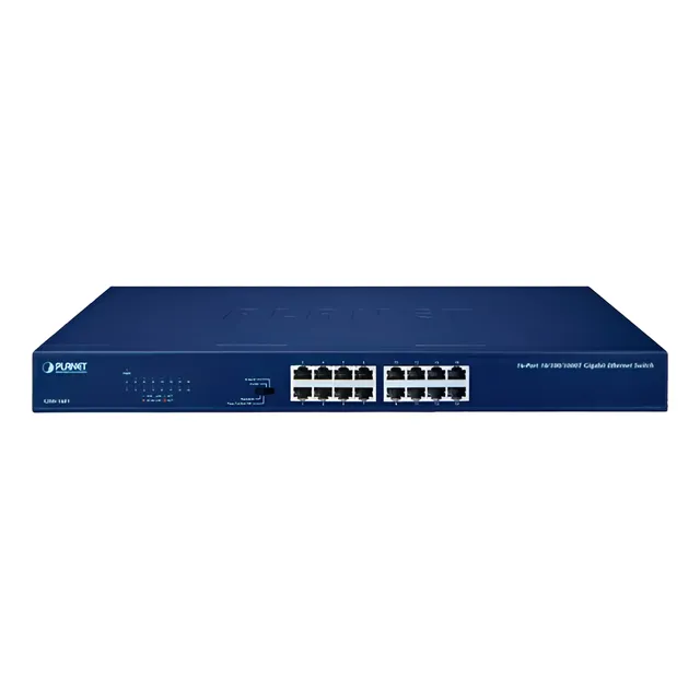 Planet Gsw-1601 Switch 16 Puertos Gigabit 32gb Rackeable