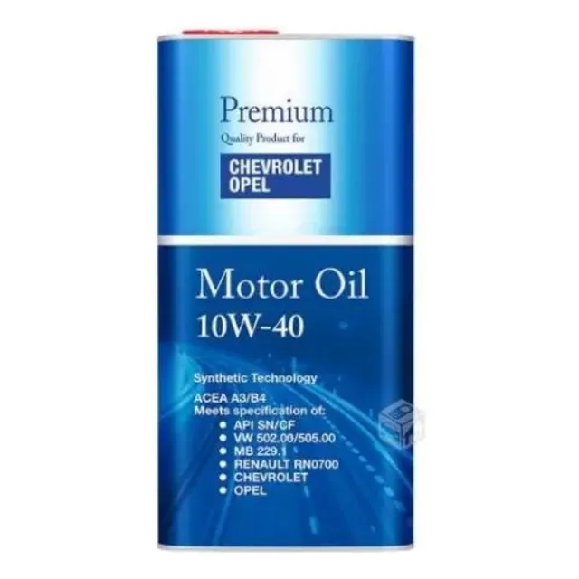 Aceite Para Motor 10w40 Chevrolet-opel Premium A3/b4 5lt