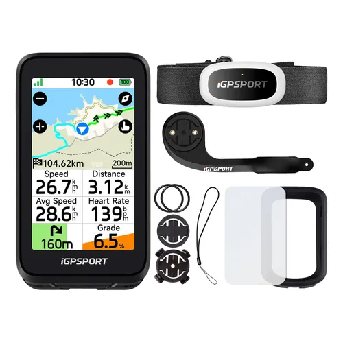 Gps Igpsport Bsc200 Bike + Sensor Cadencia + Cinta Cardiaca