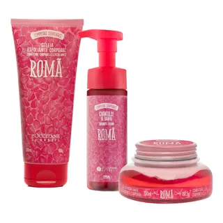 Kit Loccitane RomĂŁ-esfoliante,hidratante E Sabonete LĂquido Kit Loccitane RomĂŁ-esfoliante,hidratante E Sabonete LĂquido