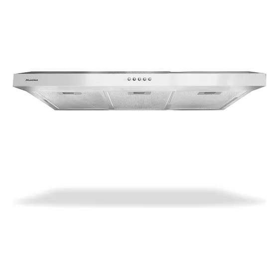 Campana Extractora de Cocina Maxims Hf8101 Acero Inoxidable Empotrable 80cm X 12cm X 50cm Acero Inoxidable 127v