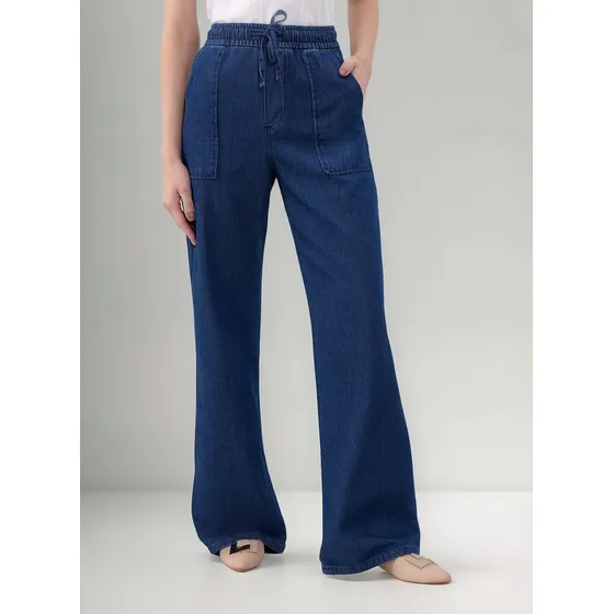 Jean Para Mujer Wide-leg Marca Patprimo Color Azul #30160472