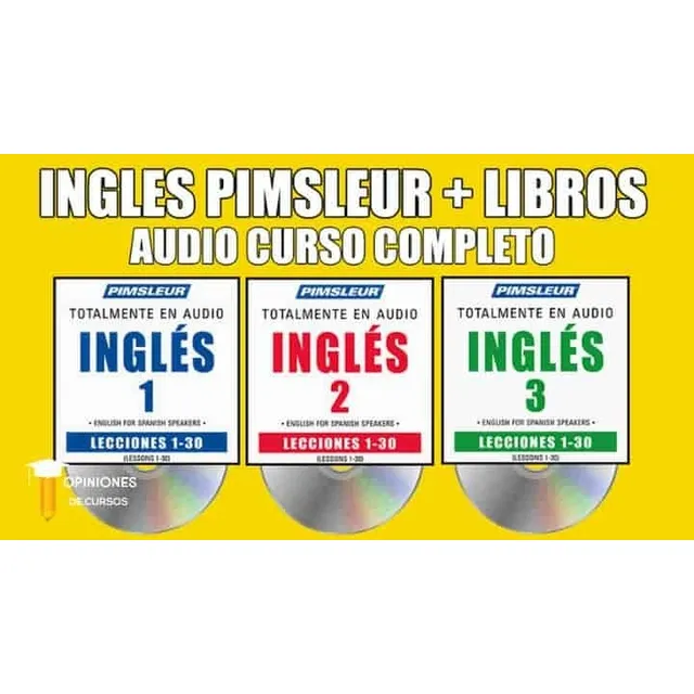 Metodo Pimsleur Ingles 3 Niveles 90 Clases Mp3 Oye Y Repite