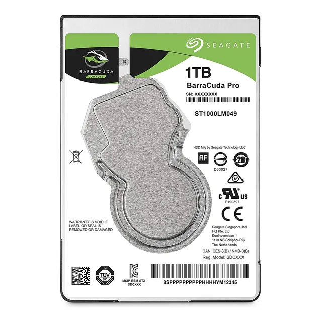 Disco Duro Interno Seagate Barracuda Pro 2.5puLG 1tb 7200rpm