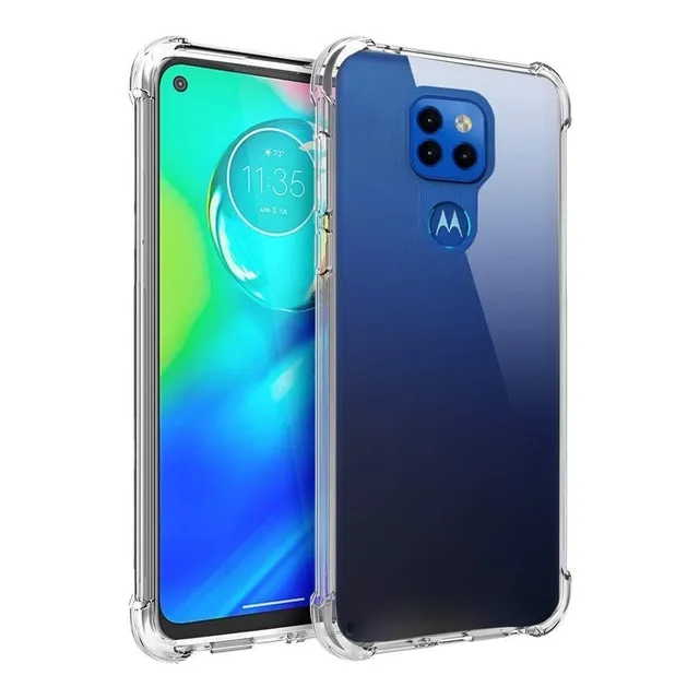 Funda Airbag Transparente Acrigel Para Moto E7 Plus G9 Play