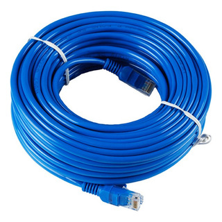 Cable Blue 30 Mts Categoría Cat5 Utp Rj45 Ethernet Internet Cable Blue 30 Mts Categoría Cat5 Utp Rj45 Ethernet Internet