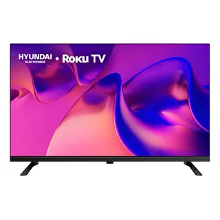 Pantalla Hyundai Hyled3257rim Tv 32 Pulgadas Hd Smart Tv, Dolby Audio, Wifi Dual Band, Sistema Operativo Roku. Compatible Con Alexa, Apple Air Play Y Google Home, Diseño Border Less (2025)