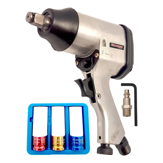 Pistola Llave Neumatica Enc 1/2 +  Tubos Impacto | Eurotech 