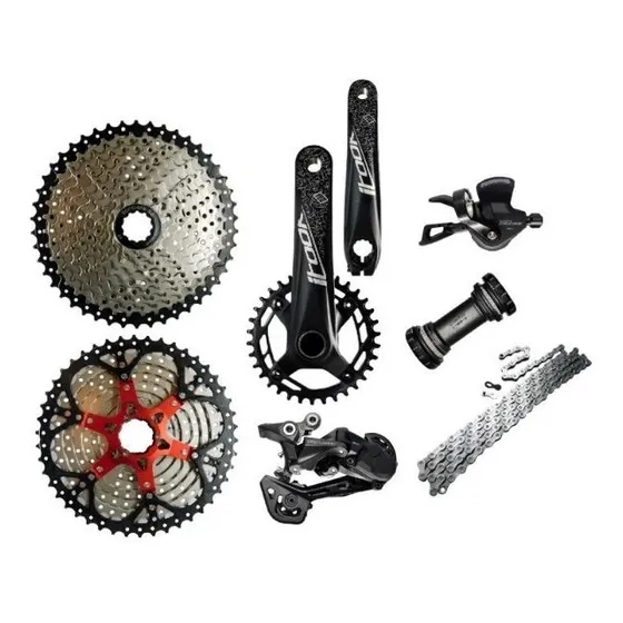 Set Mtb 1x10 Vel.tensor Palanca Shimanodeore Cassette 11-46t