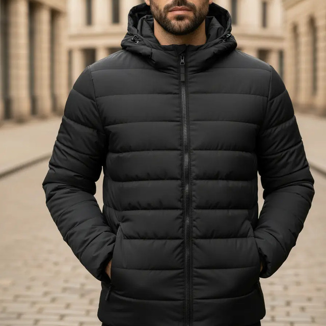 Jaqueta Puffer De Frio Intenso Blusa Impermeável Inverno Jaqueta Puffer De Frio Intenso Blusa Impermeável Inverno