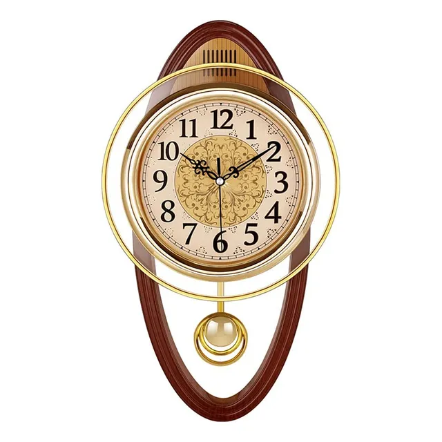 Reloj Pared Estilo Europeo Pendulo Retro Para Hogar Sala
