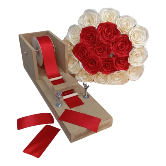 Cortadora Y Selladora De Cinta De Satin Rosas Eternas