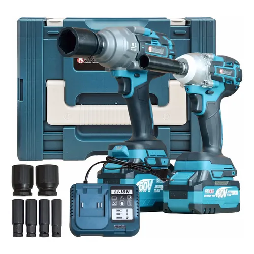 Chave De Impacto Pneumática 3/4 Iigenai 2000nm Super Forte Azul