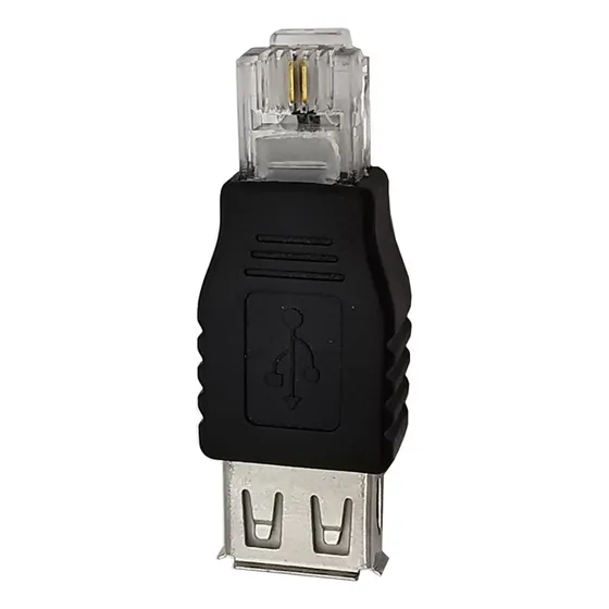 Adaptador De Red Usb Hembra Rj11 De 4 Pines, Convertidor, Co