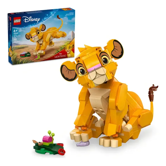 Lego 43243 Simba El Rey Leon 222 Piezas