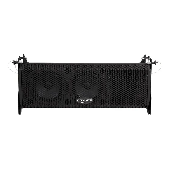 Caixa Line Array Ativo Donner Air 6 Preta 2 X 6 +1driver 300