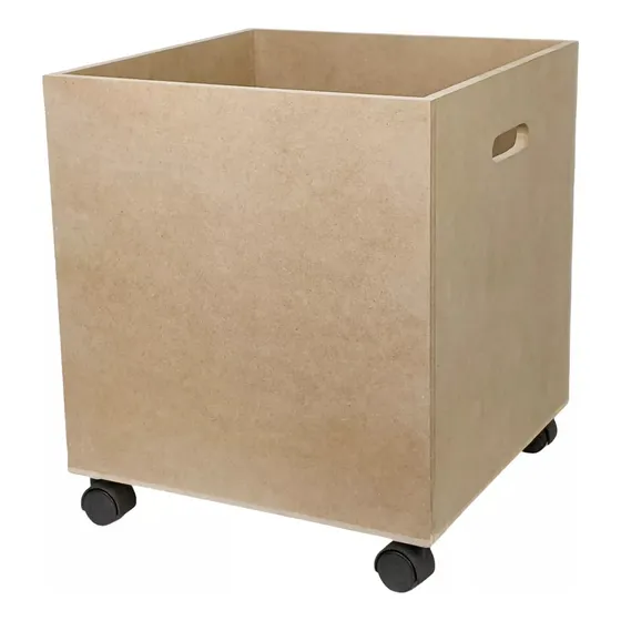 Baúl Organizador Juguetes Proyectarte, Cajón Ruedas, Madera