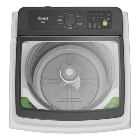 Máquina De Lavar Cwn15ab 15kg Branca Consul Cor Branco 220v