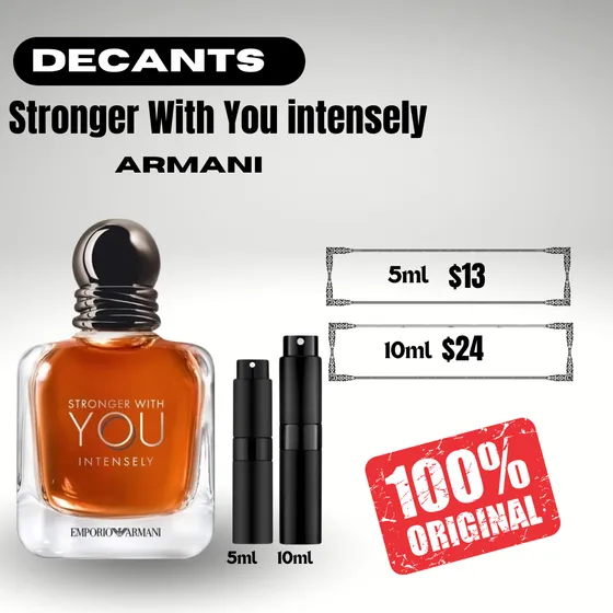 Muestra De Perfume O Decant Stronger With You Intensely