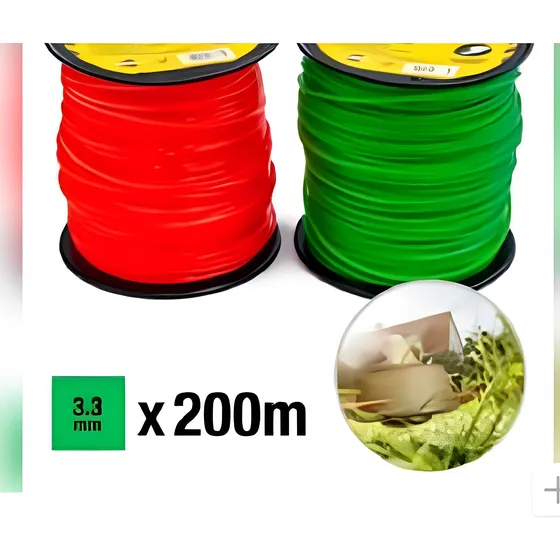 Hilo Para Desbrozadora Security 3.3 Mm X 200 M  (cuadrado)