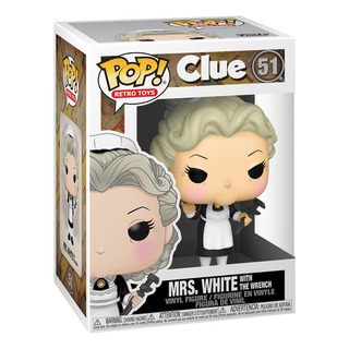 Funko Pop! Brinquedos Retrô: Pista - Sra. White Com Chave I Funko Pop! Brinquedos Retrô: Pista - Sra. White Com Chave I