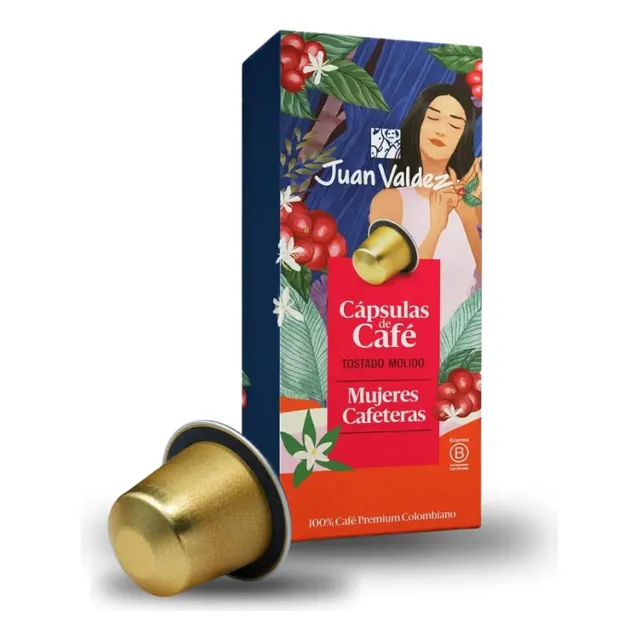 Capsulas Nespreso Juan Valdez Colombia Mujeres Cafeteras X 8