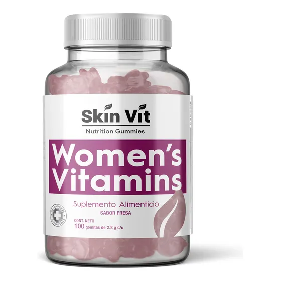 Gomitas Multivitaminico Mujer Vitaminas Colágeno Biotina 100
