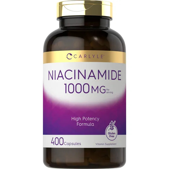 Suplemento Carlyle Niacinamida 1000 Mg 400 Cápsulas