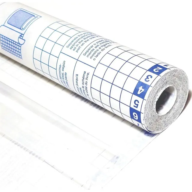 Rollo De Papel Contact Autoadhesivo Transparente 45cm X 1mt