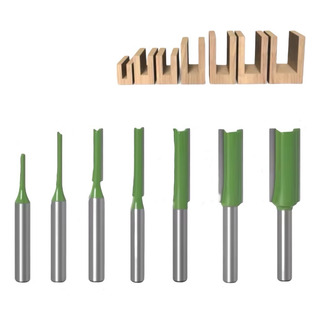 7 Fresas Brocas De Corte Para Router O Cnc Vastago 1/4 635 7 Fresas Brocas De Corte Para Router O Cnc Vastago 1/4 635