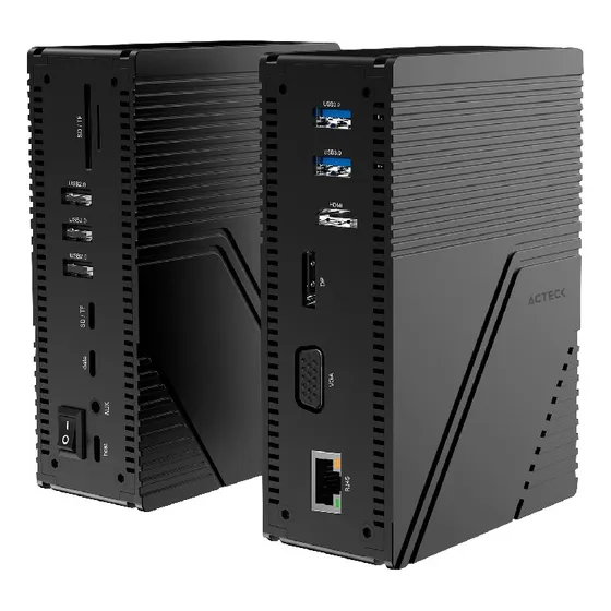 Hub Usb C 4 En 1 Gate 14v Dh696 Acteck Elite Series Negro