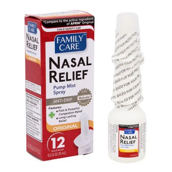Descongestionante Nasal Family Care En Spray 15ml