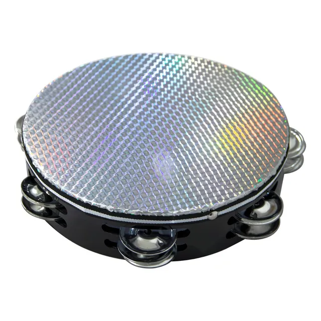 Eclipse Pan-08 Pandero De 8 Pulgadas Doble Hilera Color Negro
