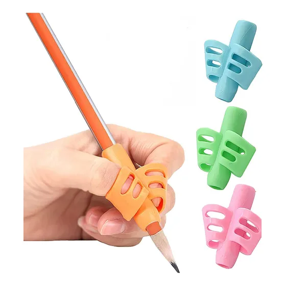 10pcs Adaptador Ergonómico Para Tomar Lápiz Grip