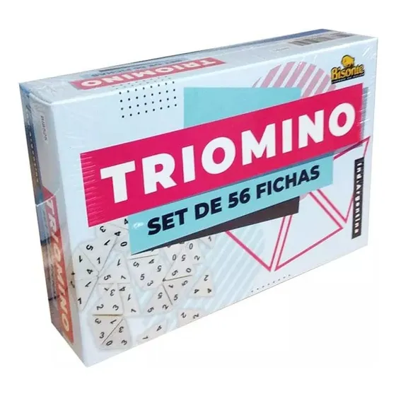 Triomino Juego De Domino Triangular De Tres Numeros Bisonte