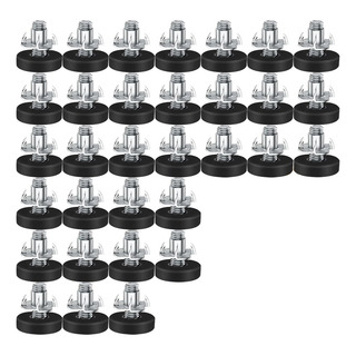 32 Unidades De Niveladores De Muebles Ajustables Con Rosca M 32 Unidades De Niveladores De Muebles Ajustables Con Rosca M