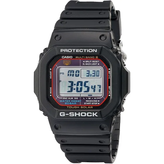 Reloj Casio G-shock Serie 5600 Gwm5610-1 E-watch Color de la correa Negro Color del fondo Negro