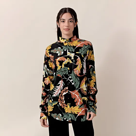 Camisa Estampada Manga Larga Moondancer 13 Luxo