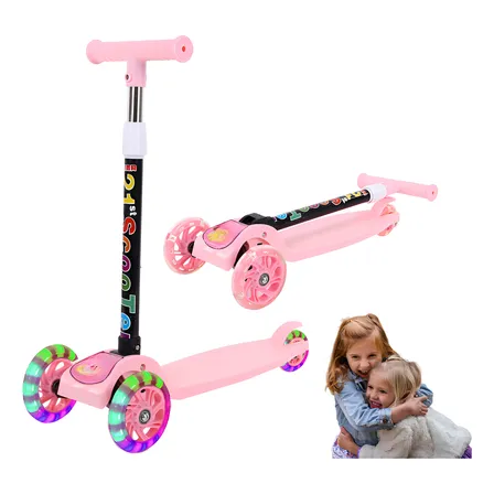 Patineta Scooter Monopatin Kids Plegable Ruedas Led-1p Color